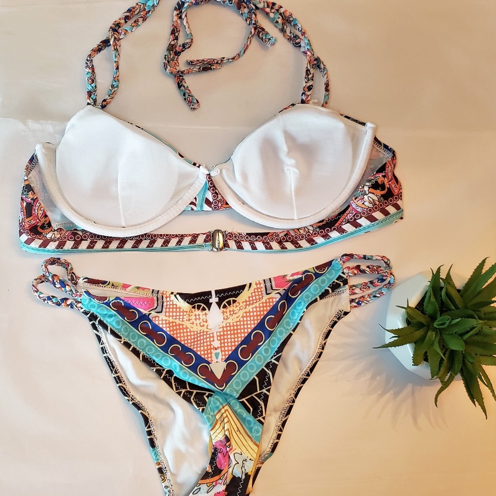 LAST ONE! NWT Tribal Boho Bikini, M - Picture 7 of 7